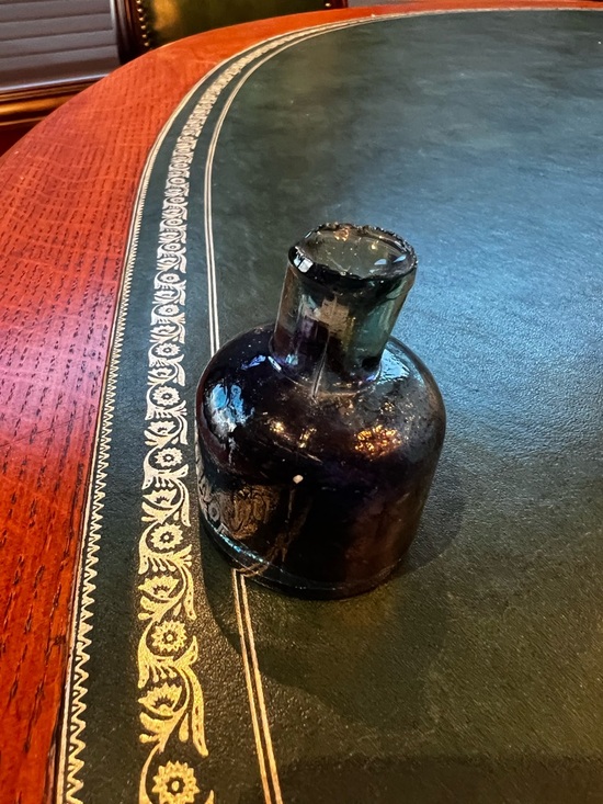 Other - Antique Vintage Victorian Glass Inkwell
